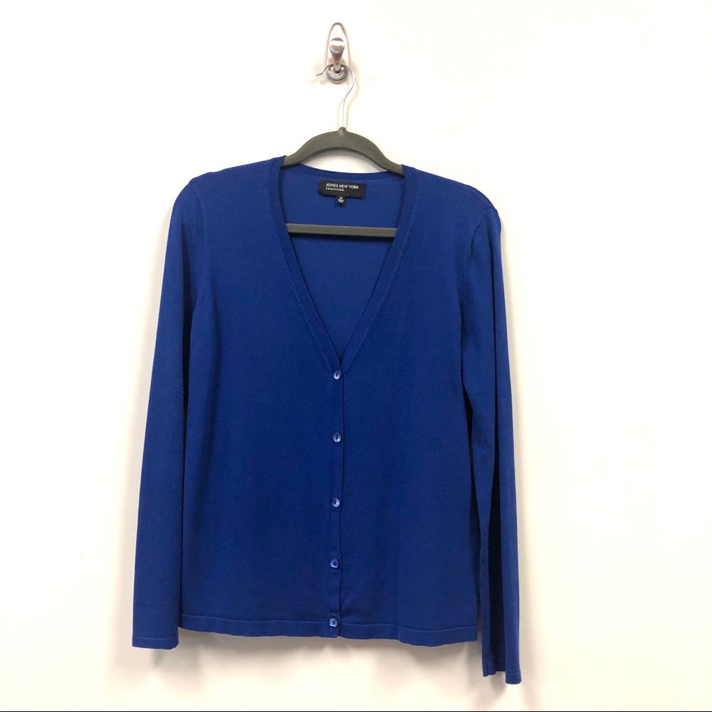 Royal Blue Long Sleeve Cardigan